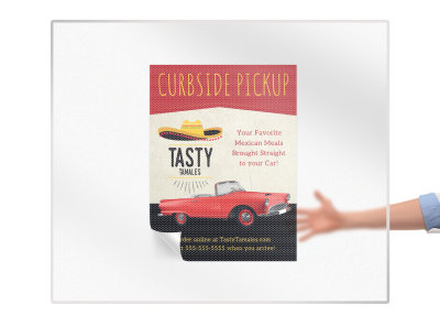 Main Curbside Pickup Restaurant  h00gkfg64k  Image