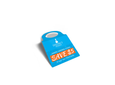 Main District Vodka Bottle Hanger  Image