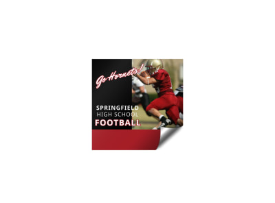 Main Football Booster Sticker  Image