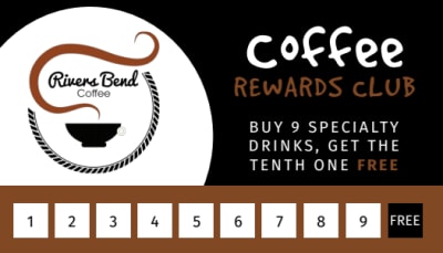 Coffee Rewards Club    Side 1 Image