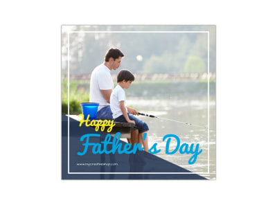 Main Happy Father's Day Instagram Post  Image