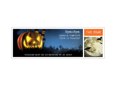 Main Community Halloween Twitter Header  Image