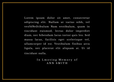 Celebration Of Life   zsn4fdhgv7 Side 2 Image