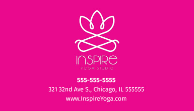 Yoga Punch Card  dfw7x7brlq Side 2 Image