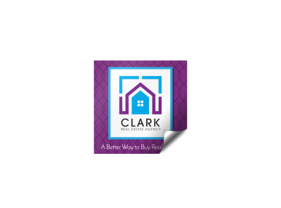Main Promotional Real Estate Sticker  Image