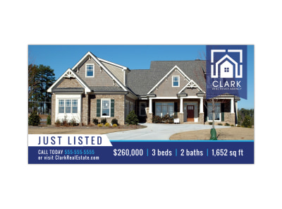 Main Just Listed Real Estate Facebook Post  Image