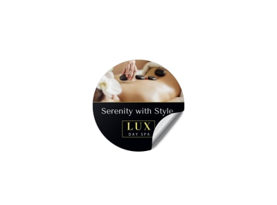Main Serenity Spa Sticker  Image