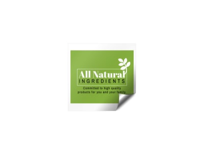 Main Natural Ingredient Sticker  Image