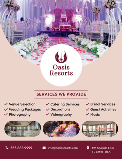 Wedding Services Resort  qdef8s36gi  Side 1 Image