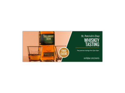 Main Whiskey Tasting Facebook Cover  Image